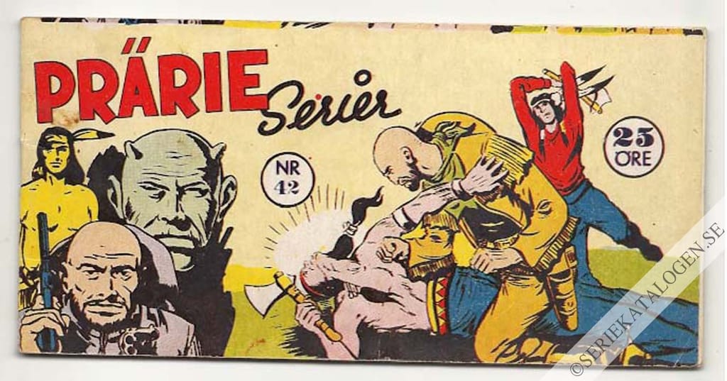 Framsida på Prärie-serier #42 (1956)