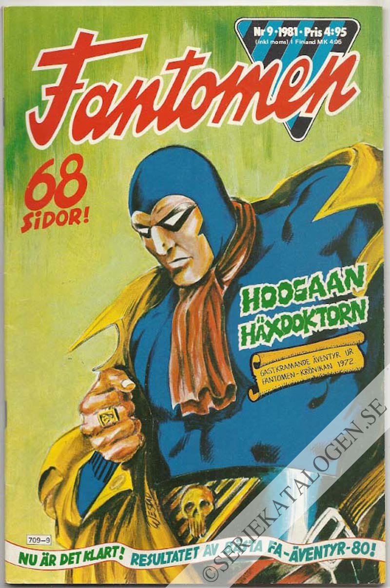 Framsida på Fantomen #9 (1981)