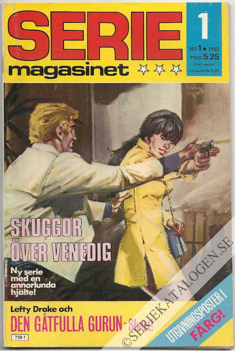 Framsida på Seriemagasinet #1 (1982)