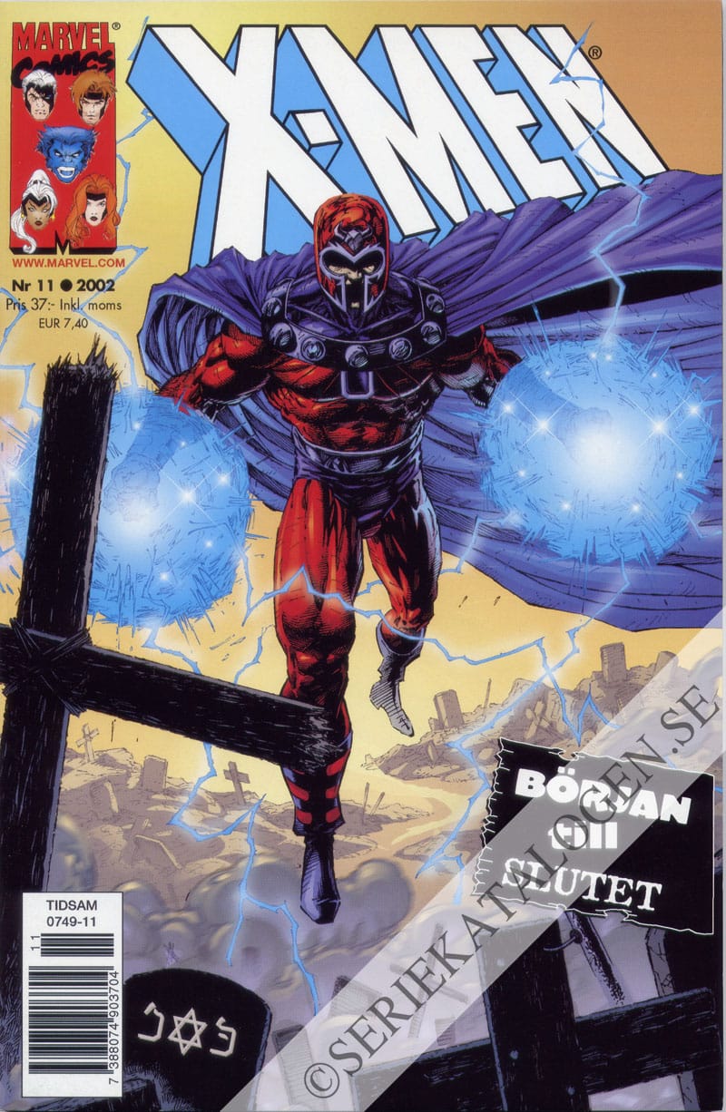 Framsida på X-Men #11 (2002)