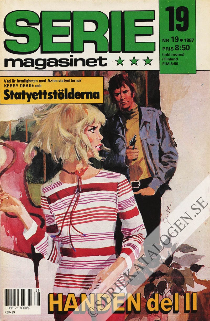 Framsida på Seriemagasinet #19 (1987)