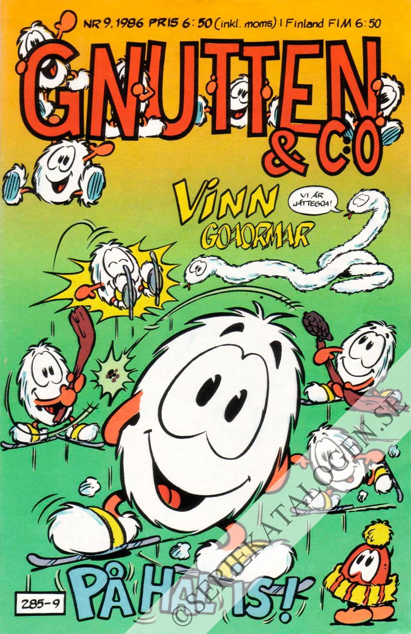 Framsida på Gnutten & C:o #9 (1986)