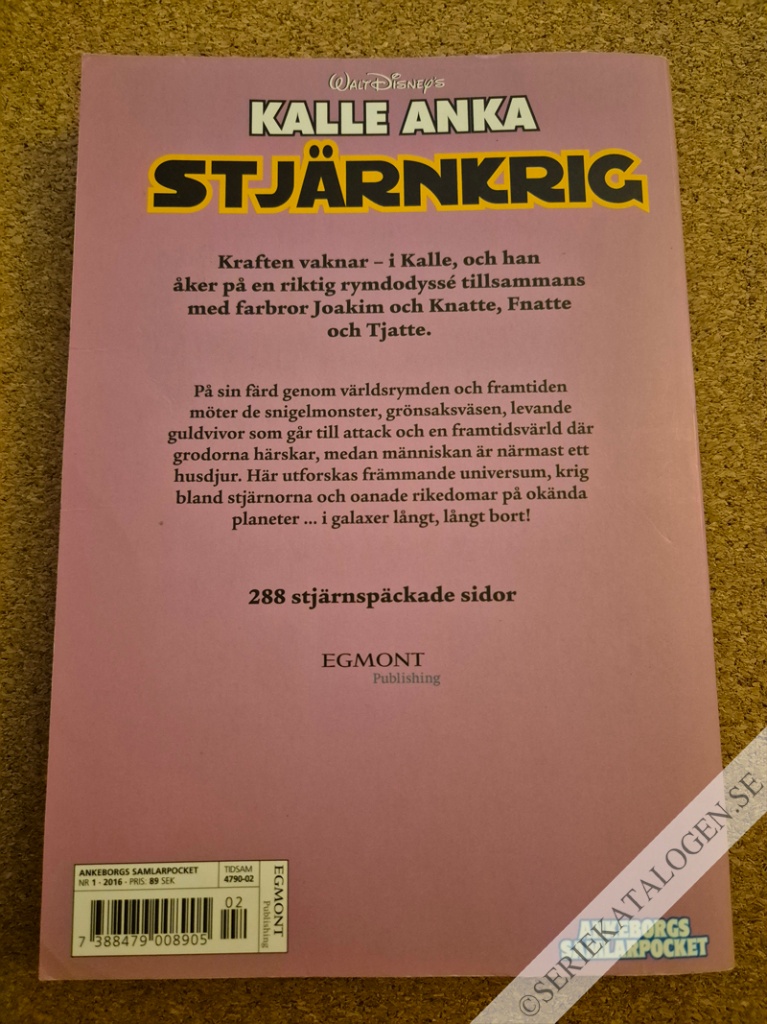 Baksida på Kalle Anka - Stjärnkrig 1 (2016)