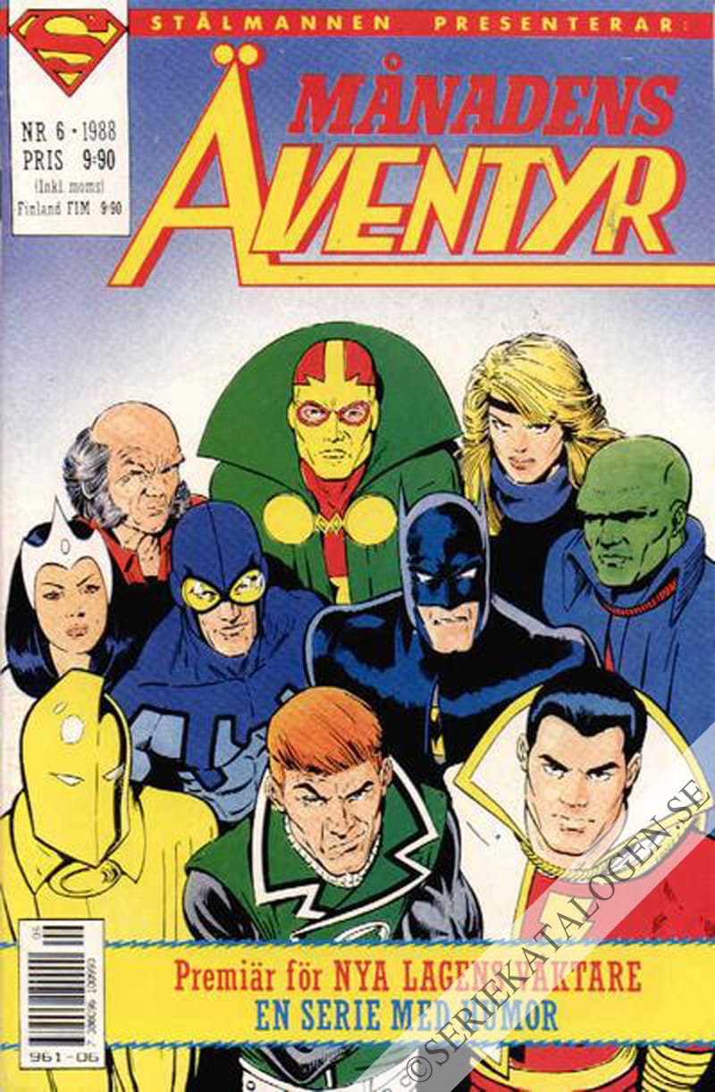 Framsida på Månadens äventyr #6 (1988)