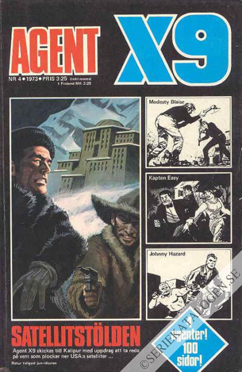 Framsida på Agent X9 #4 (1973)