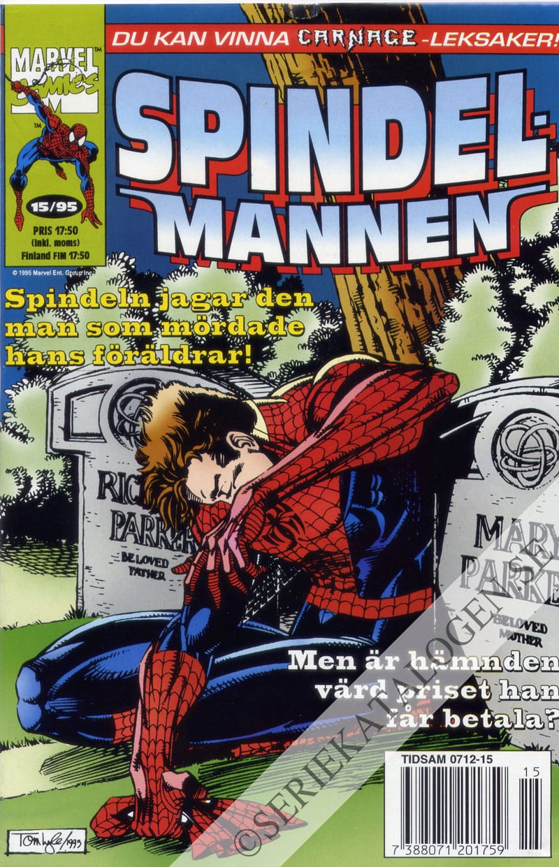 Framsida på Spindelmannen #15 (1995)