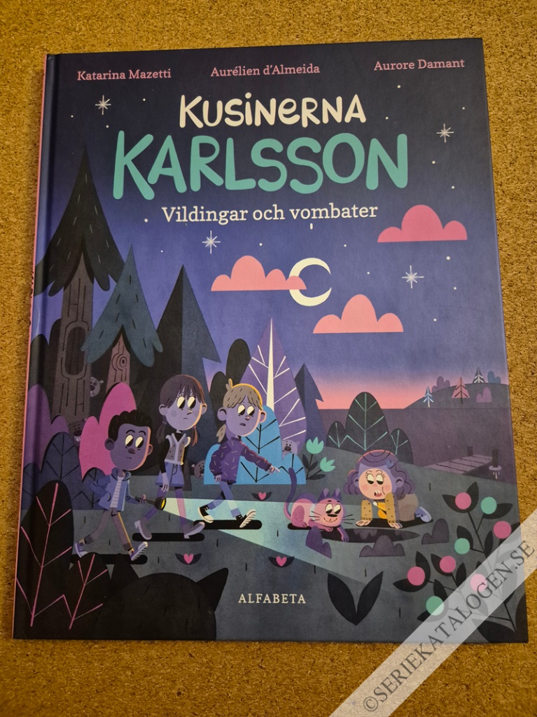 Framsida på Kusinerna Karlsson Vildingar och vombater (2022)
