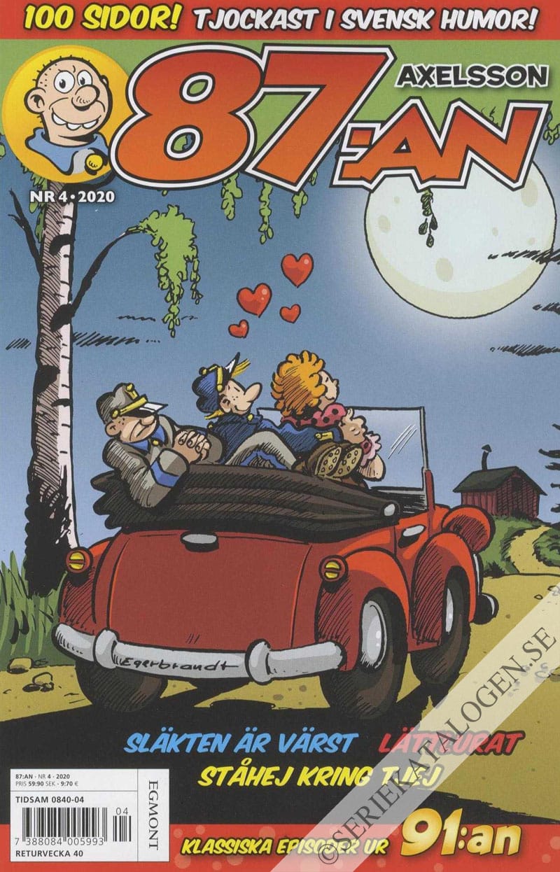 Framsida på 87:an Axelsson #4 (2020)