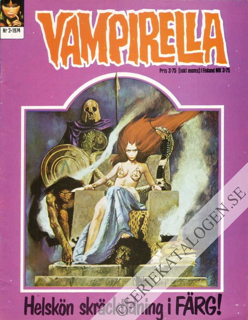 Framsida på Vampirella #2 (1974)