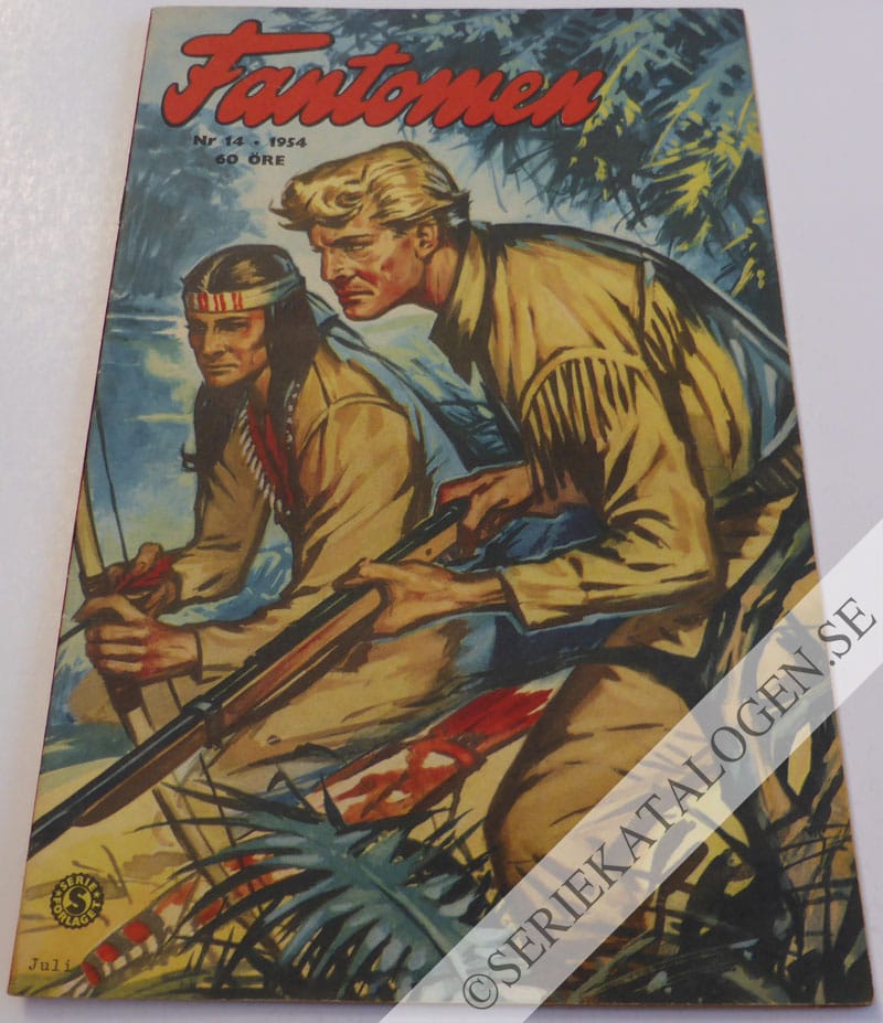Framsida på Fantomen #14 (1954)