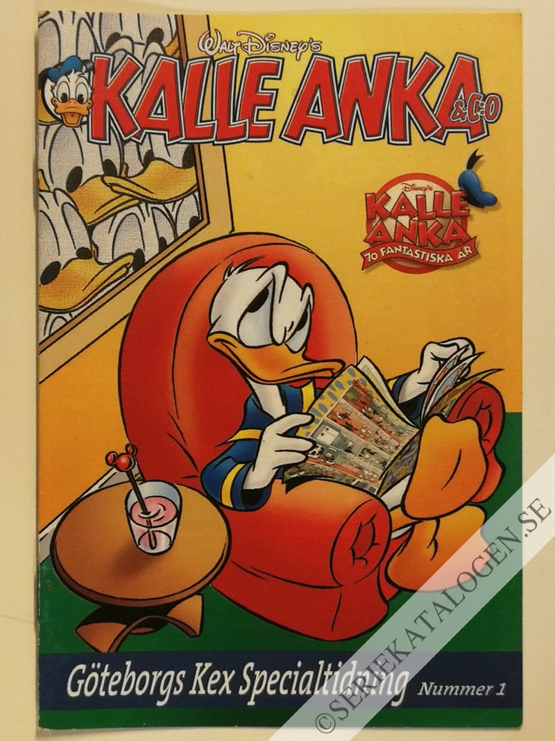 Framsida på Kalle Anka & C:o - Göteborgs Kex specialtidning #1 (2004)