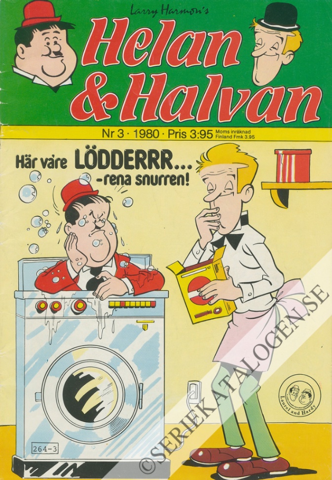 Framsida på Helan & Halvan #3 (1980)