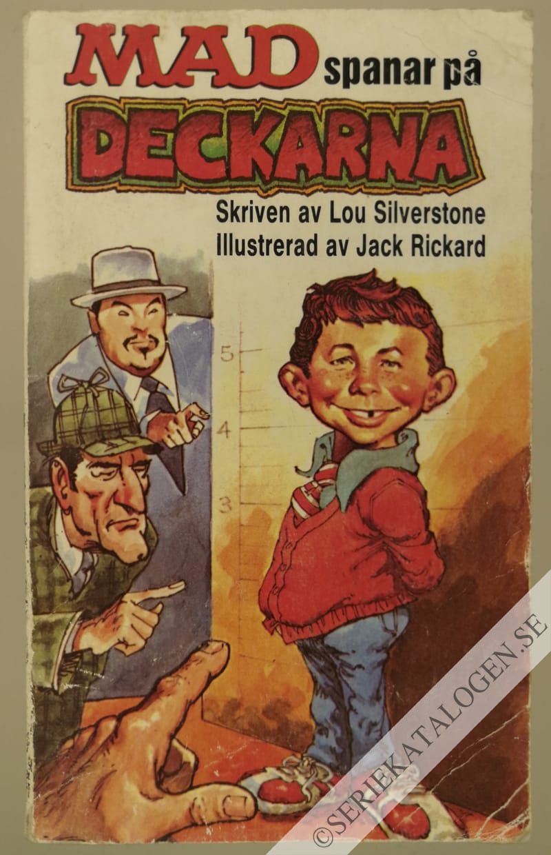 Framsida på MAD-pocket MAD spanar på deckarna (1981)