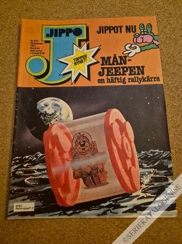 Framsida på Jippo #9 (1977)