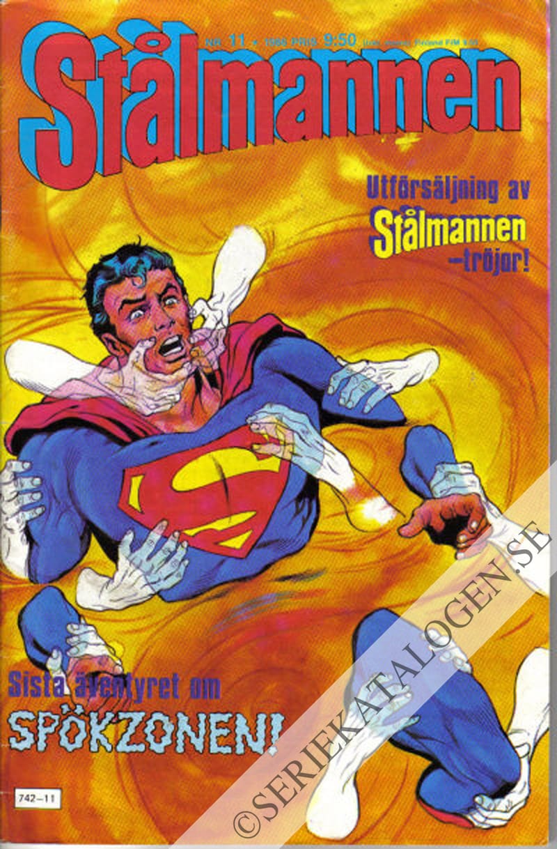 Framsida på Stålmannen #11 (1986)