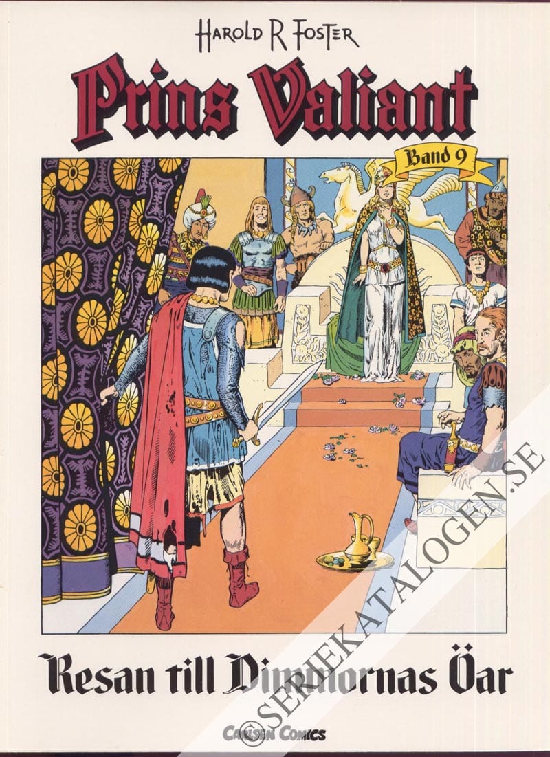 Framsida på Prins Valiant Resan till Dimmornas öar (1993)
