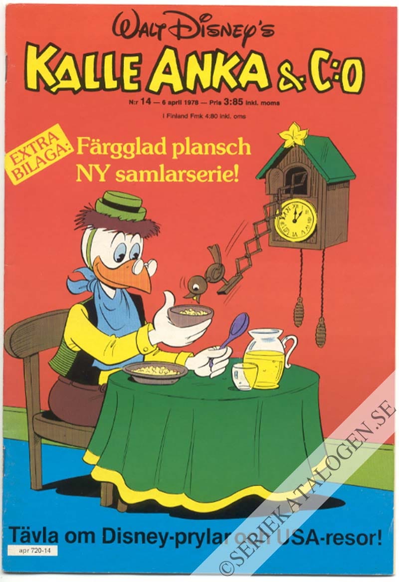 Framsida på Kalle Anka & C:o #14 (1978)