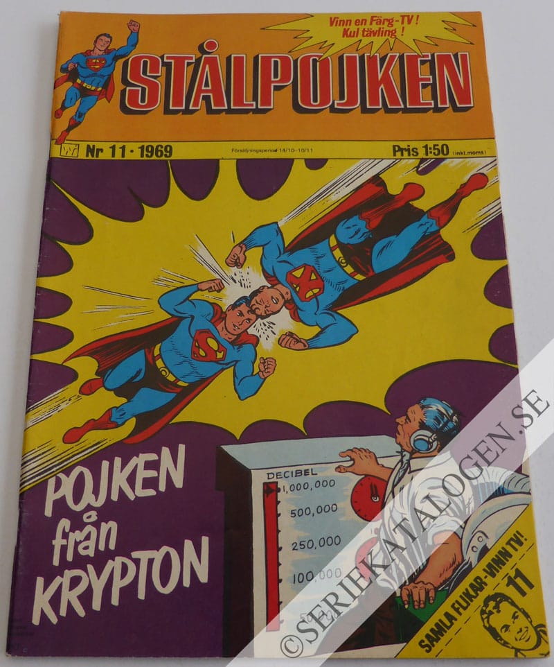 Framsida på Stålpojken #11 (1969)