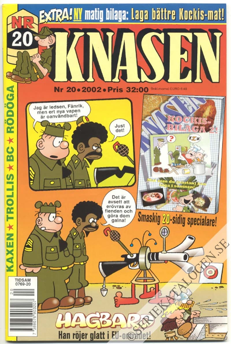 Framsida på Knasen #20 (2002)