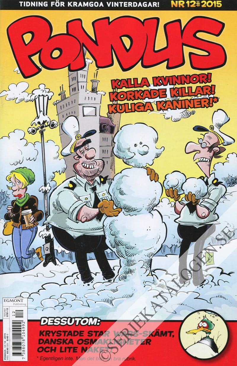 Framsida på Pondus #12 (2015)