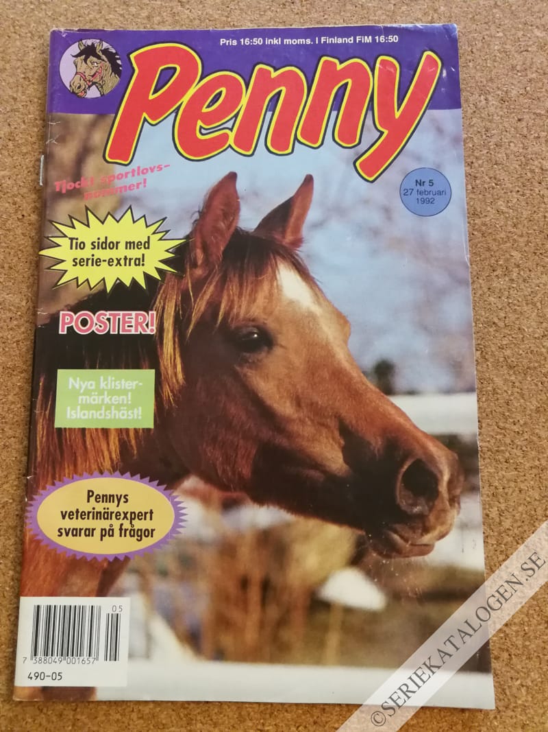 Framsida på Penny #5 (1992)