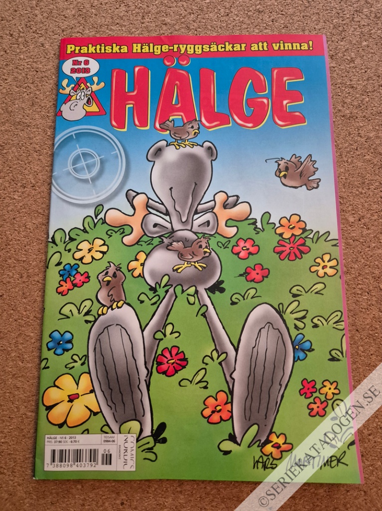 Framsida på Hälge #6 (2013)