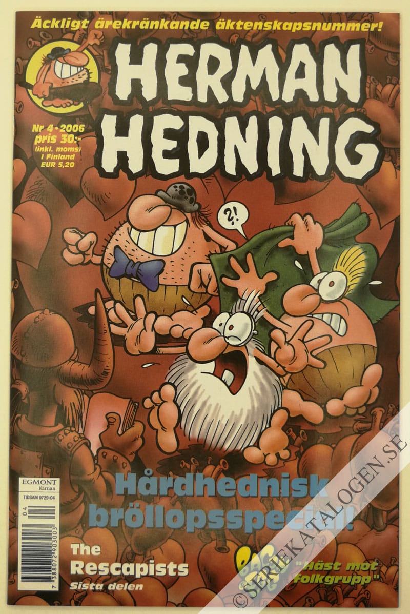Framsida på Herman Hedning #4 (2006)