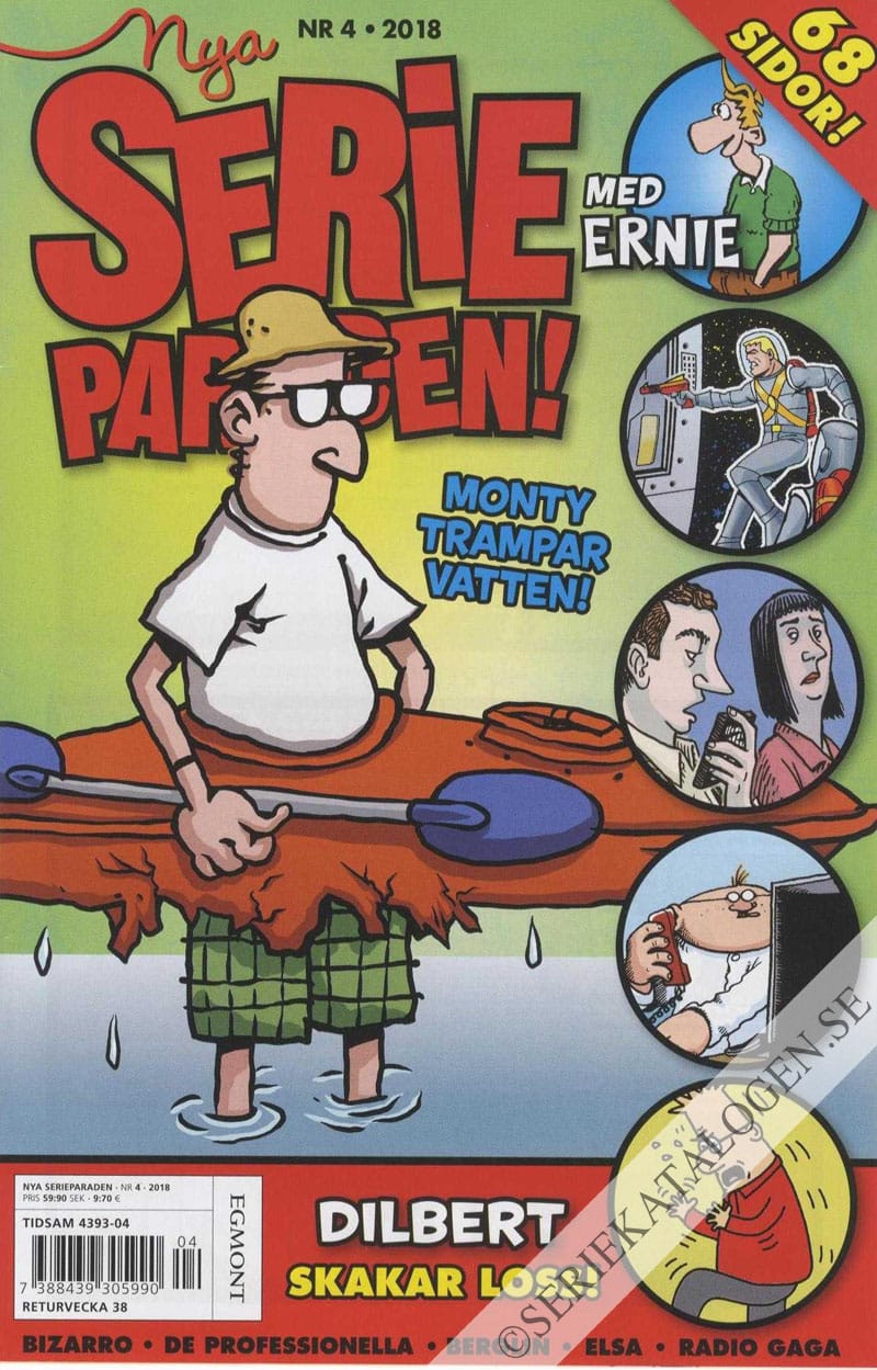 Framsida på Nya Serieparaden #4 (2018)