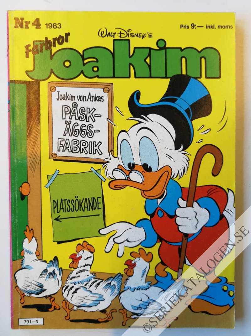 Framsida på Joakim #4 (1983)