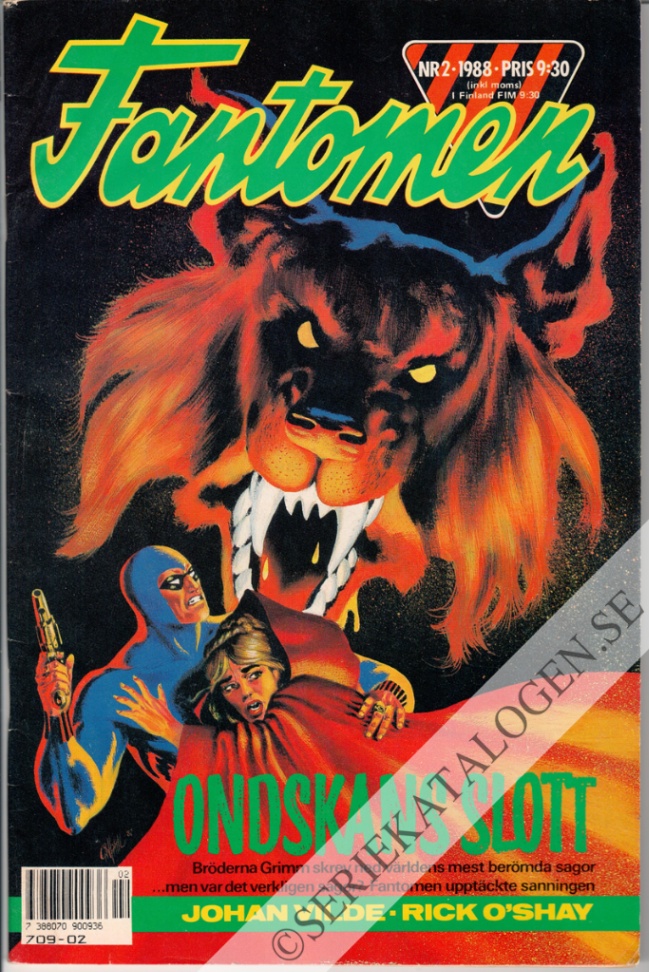 Framsida på Fantomen #2 (1988)