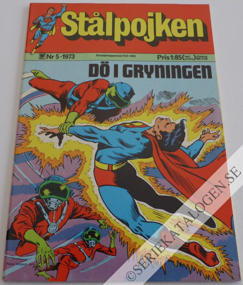 Framsida på Stålpojken #5 (1973)