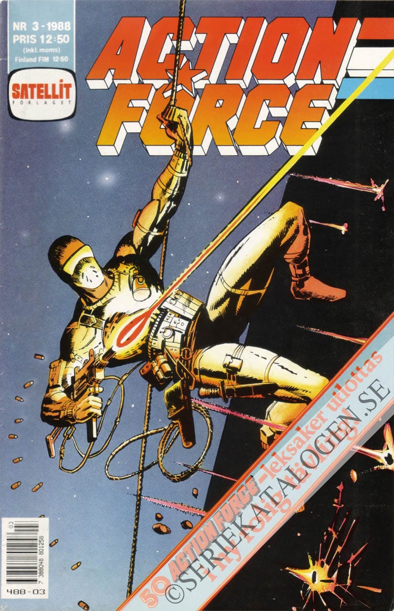 Framsida på Action force #3 (1988)