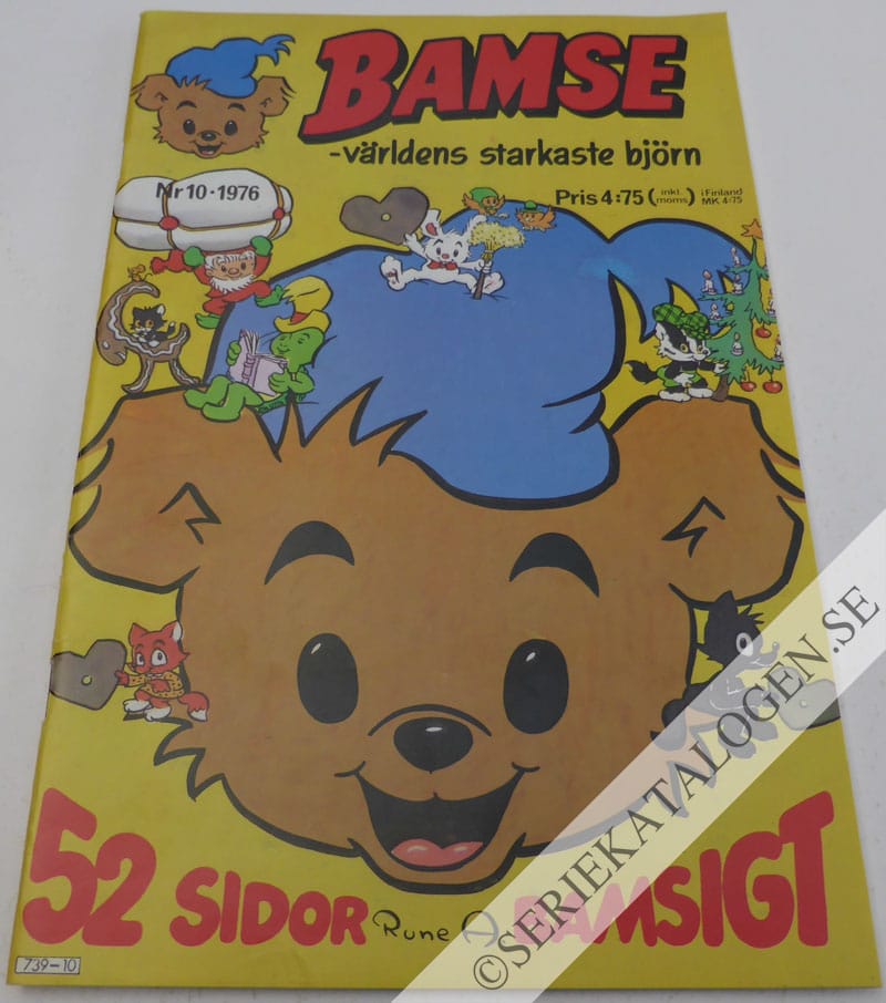 Framsida på Bamse - världens starkaste björn #10 (1976)