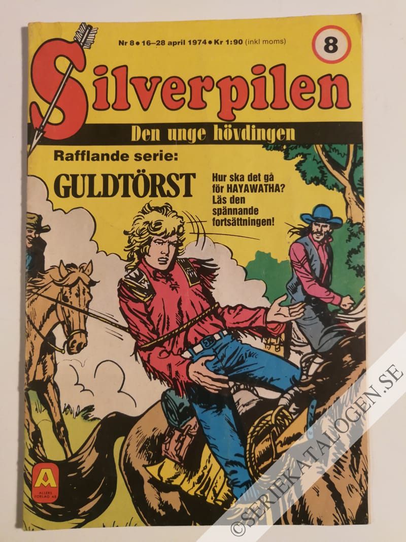 Framsida på Silverpilen #8 (1974)