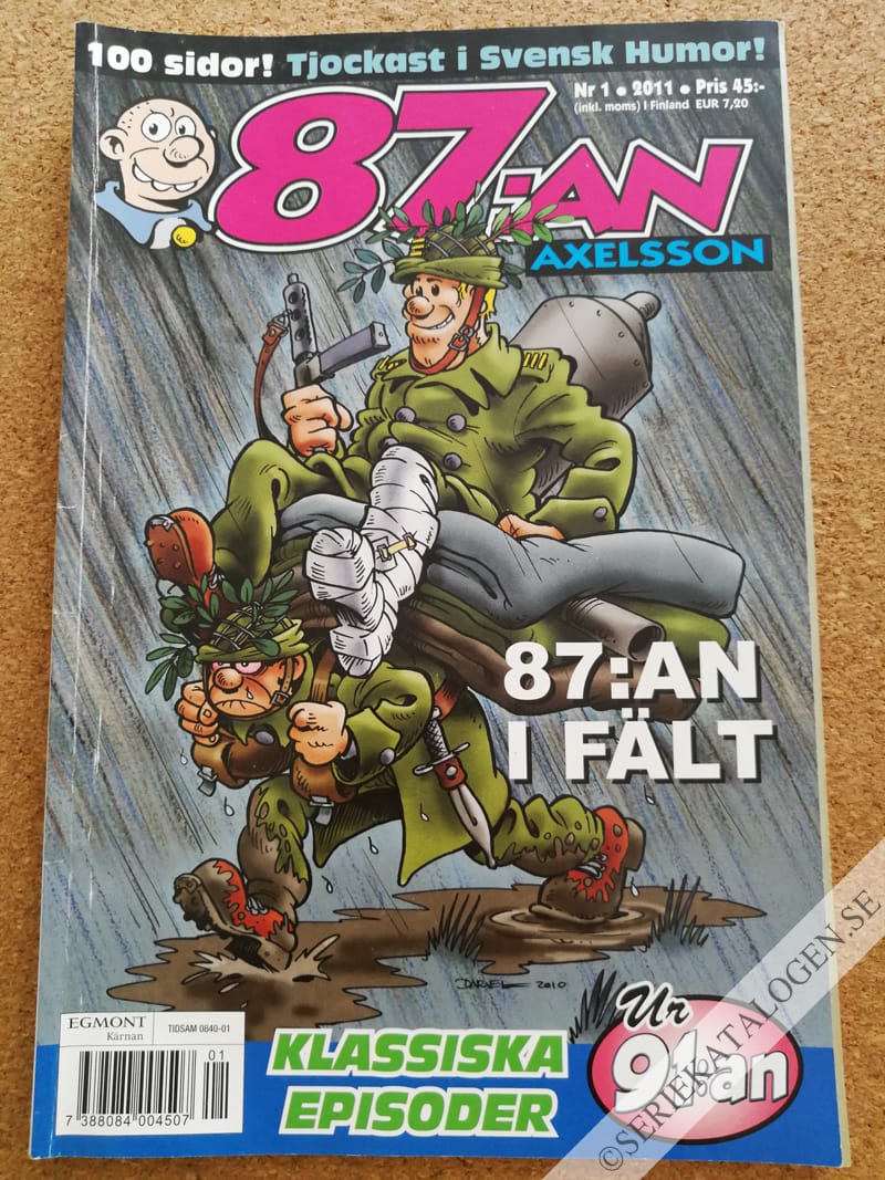 Framsida på 87:an Axelsson #1 (2011)