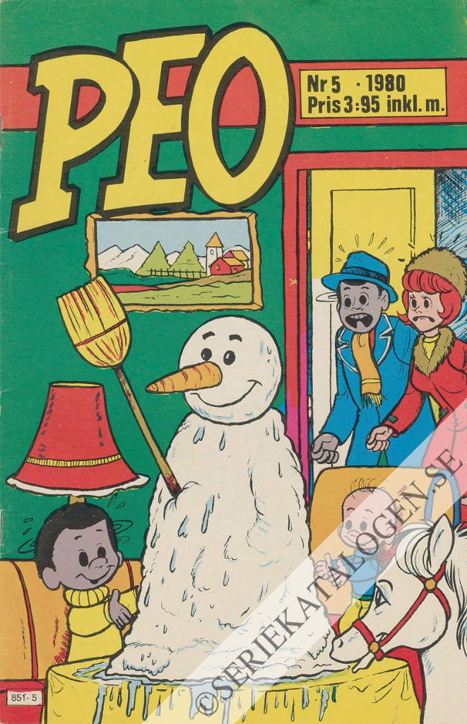Framsida på Peo #5 (1980)