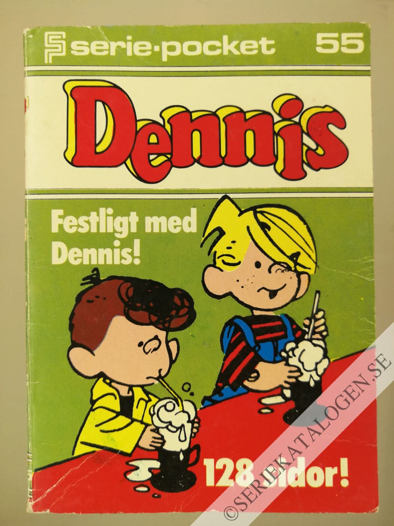 Framsida på Seriepocket #55 - Dennis (1977)