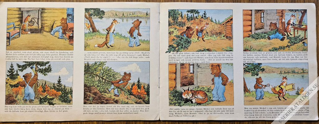 Exempel på Brumle och Mor och Far på Solbacken/Brumle och Mickel sätter bo (19??)