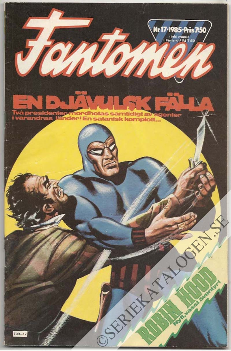 Framsida på Fantomen #17 (1985)