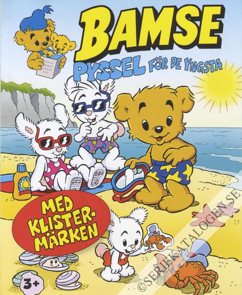 Framsida på Bamse-extra Pyssla för de yngsta (2019)