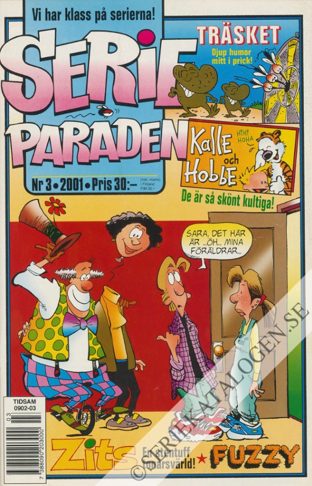 Framsida på Serie-paraden #3 (2001)