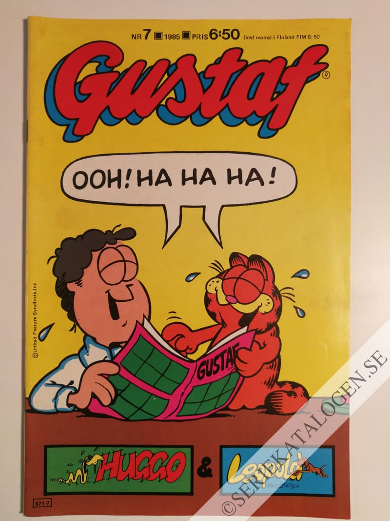 Framsida på Gustaf #7 (1985)