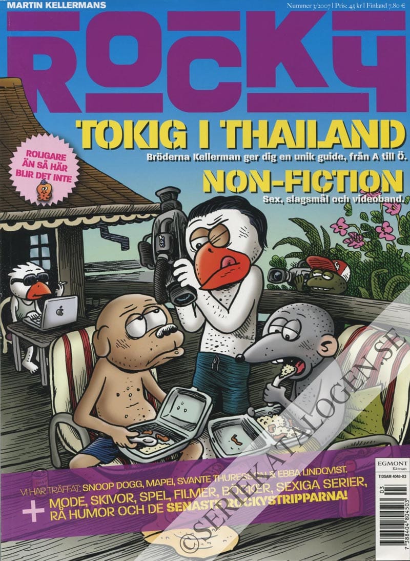 Framsida på Martin Kellermans Rocky Tokig i Thailand (2007)