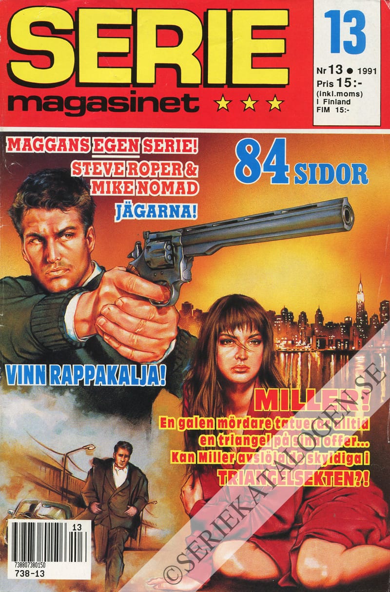 Framsida på Seriemagasinet #13 (1991)