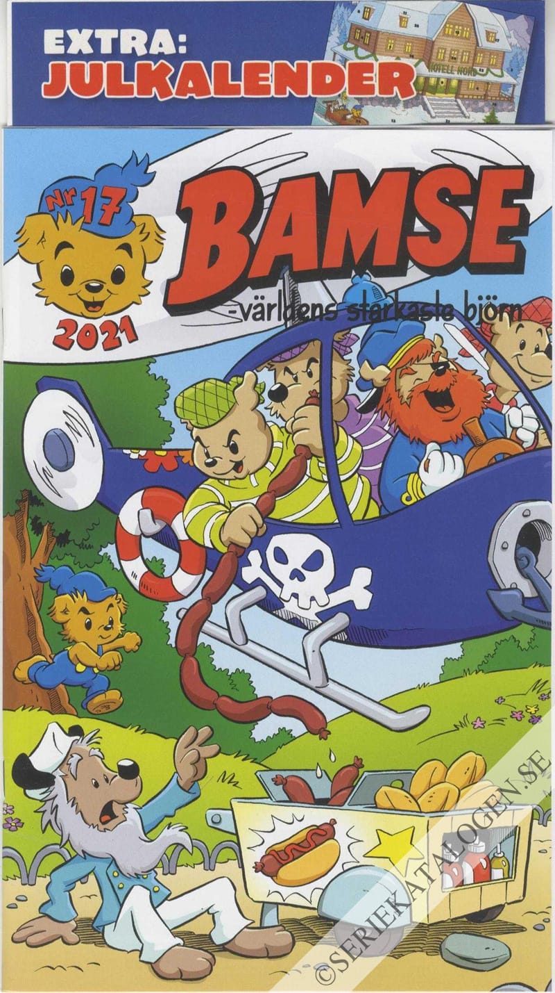 Framsida på Bamse #17 (2021)