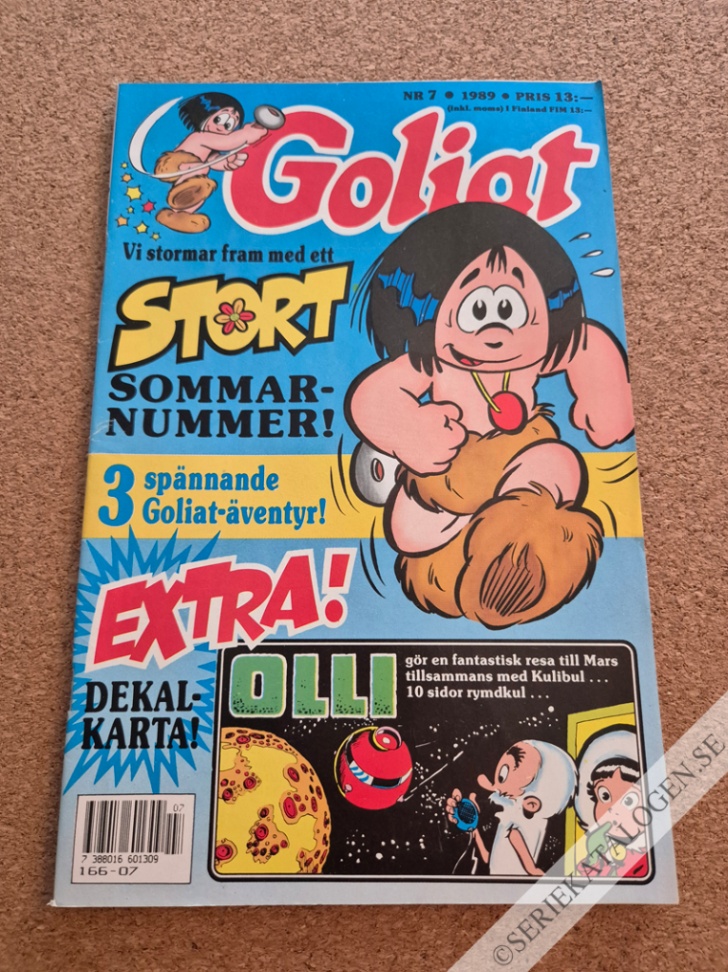 Framsida på Goliat #7 (1989)