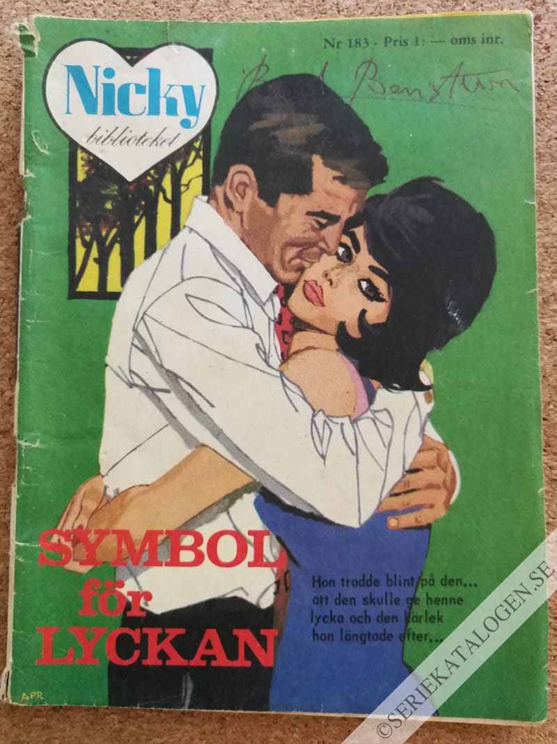 Framsida på Nicky-biblioteket Symbol för lyckan (1966)
