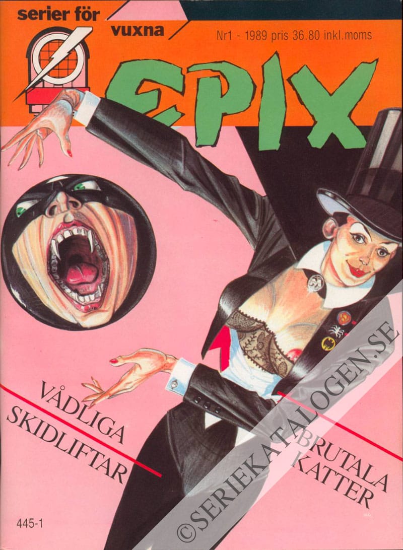 Framsida på Epix #1 (1989)