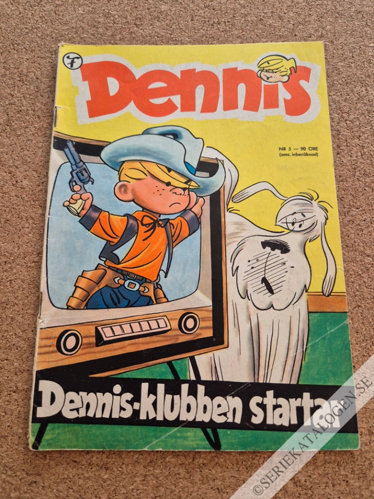 Framsida på Dennis #5 (1962)