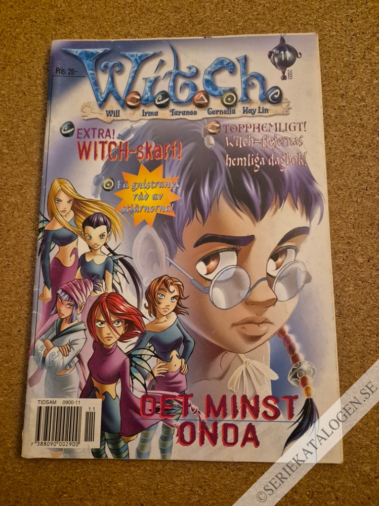 Framsida på W.i.t.c.h. #11 - Det minst onda (2003)